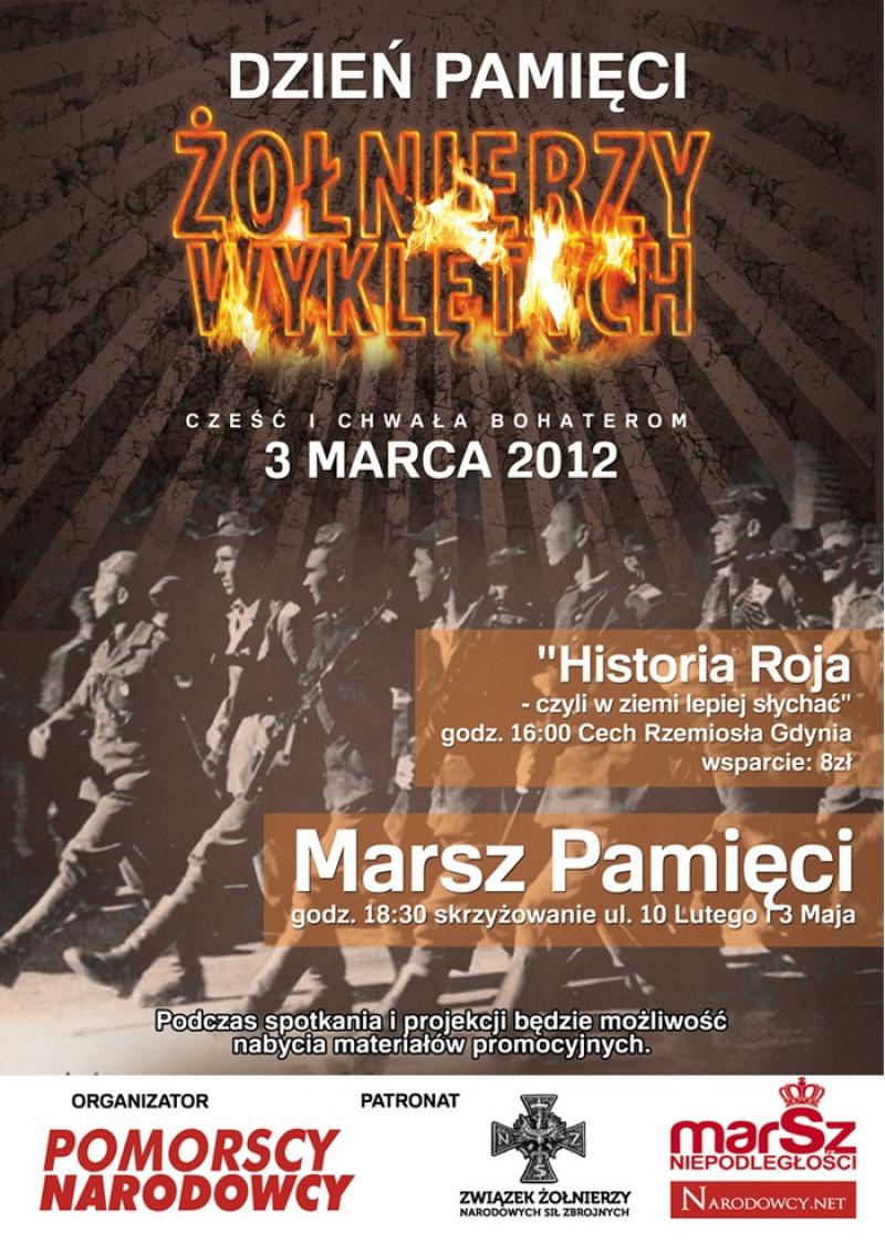 3.03.2012 - Dzień Pamięci Żołnierzy Wyklętych w Gdyni!