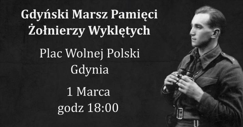 VIII Marsz Pamięci Żołnierzy Wyklętych w Gdyni